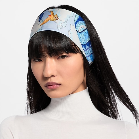 From The Cloud Bandeau . in Women's Accessories Silk Squares and Bandeaus collections by Louis Vuitton (Product zoom)