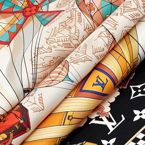 From The Cloud Square 90 . in Women's Accessories Silk Squares and Bandeaus collections by Louis Vuitton (Product zoom)