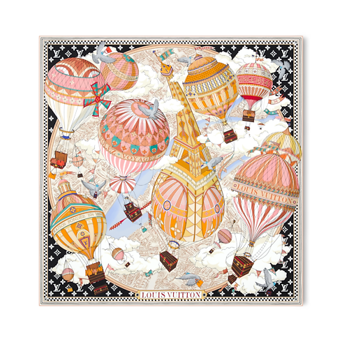 From The Cloud Square 90 . in Women's Accessories Silk Squares and Bandeaus collections by Louis Vuitton (Product zoom)