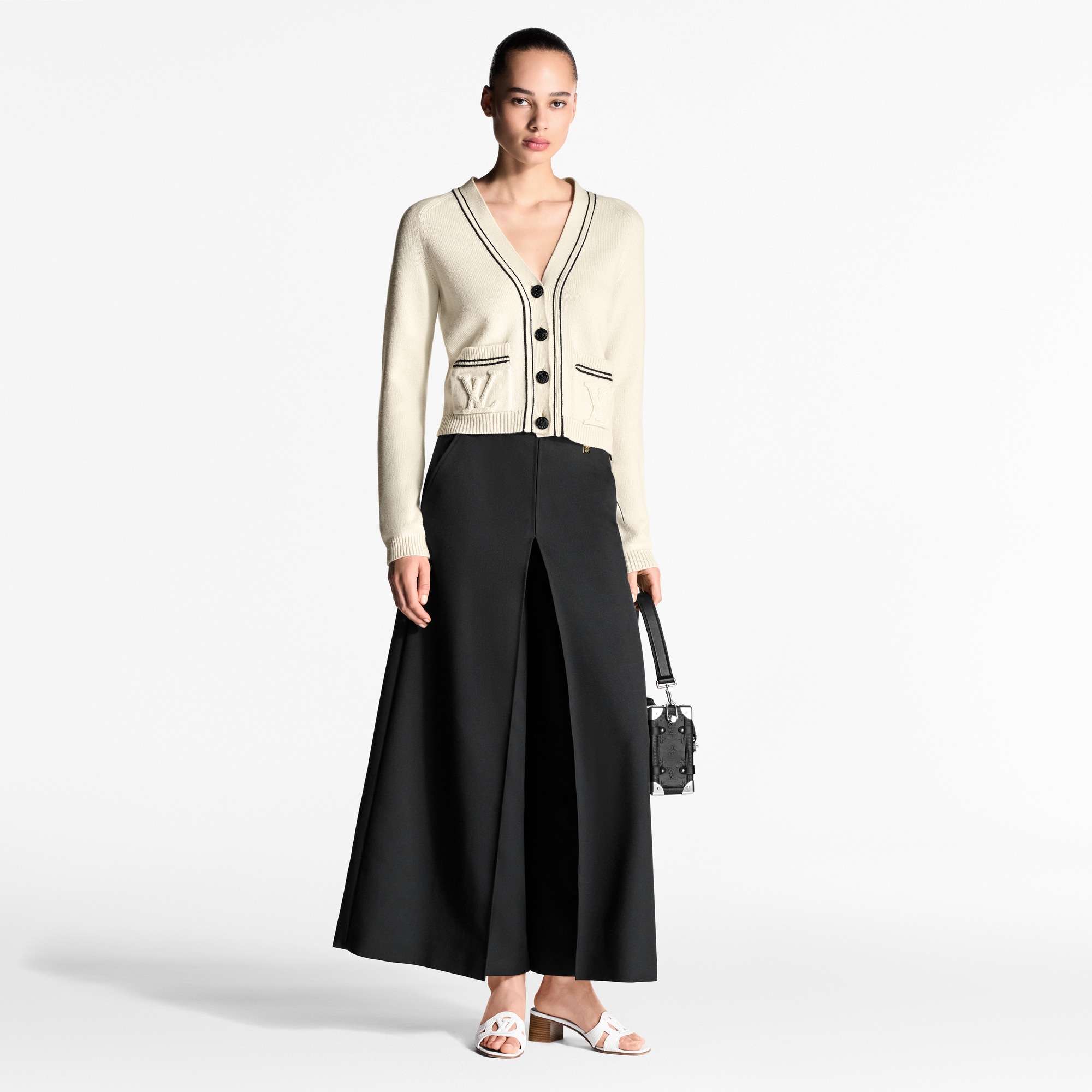 Gabardine Pleat Pants  in Women