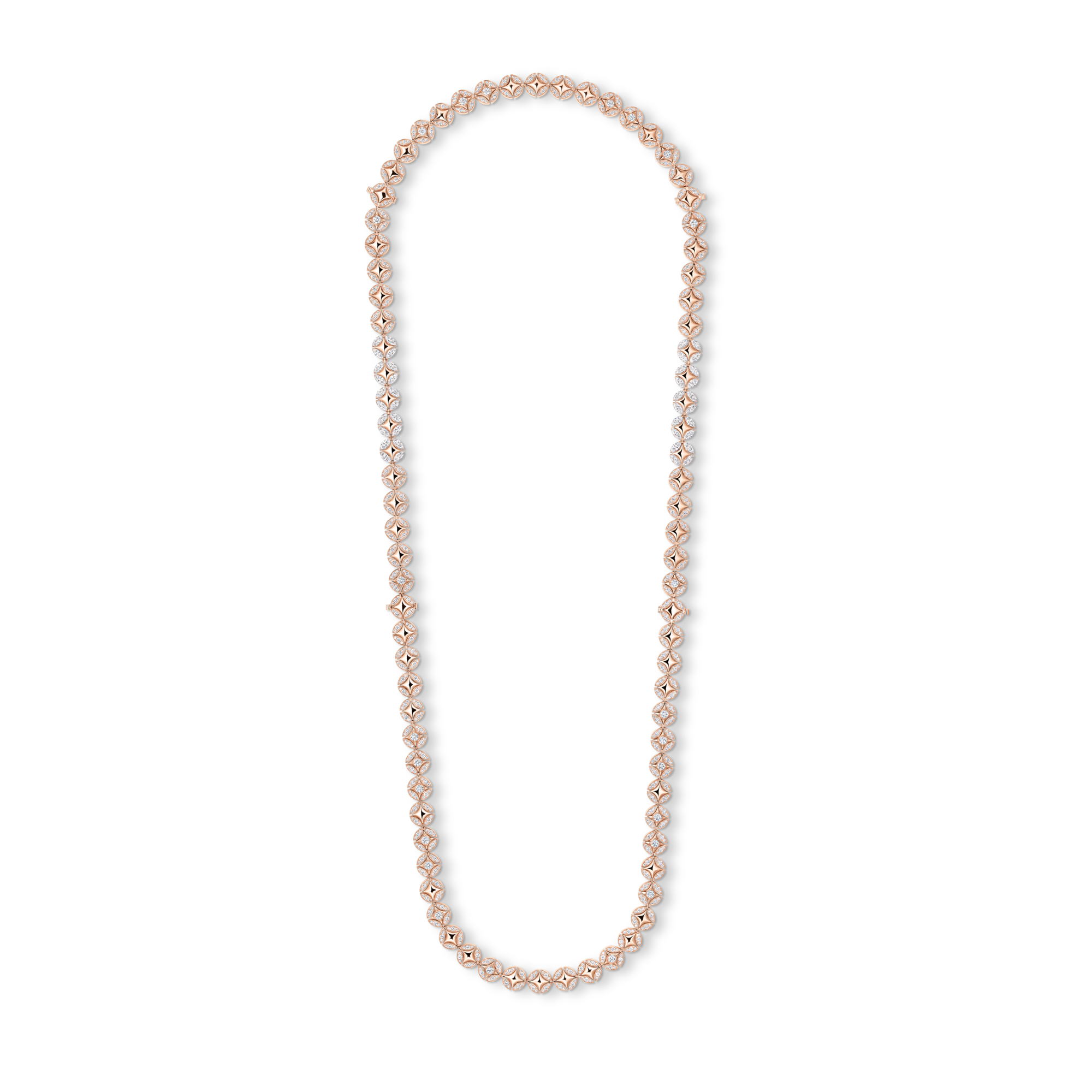 Galaxie Long Necklace, Rose Gold and Diamonds  in Les Extraordinaires