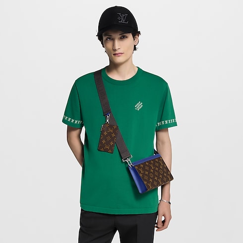 Gaston Wearable Wallet Monogram Macassar Canvas in Bags and Small Leather Goods's Men Bags Newness collections by Louis Vuitton (Product zoom)