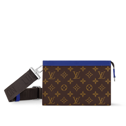Gaston Wearable Wallet Monogram Macassar Canvas in Bags and Small Leather Goods's Men Bags Newness collections by Louis Vuitton (Product zoom)