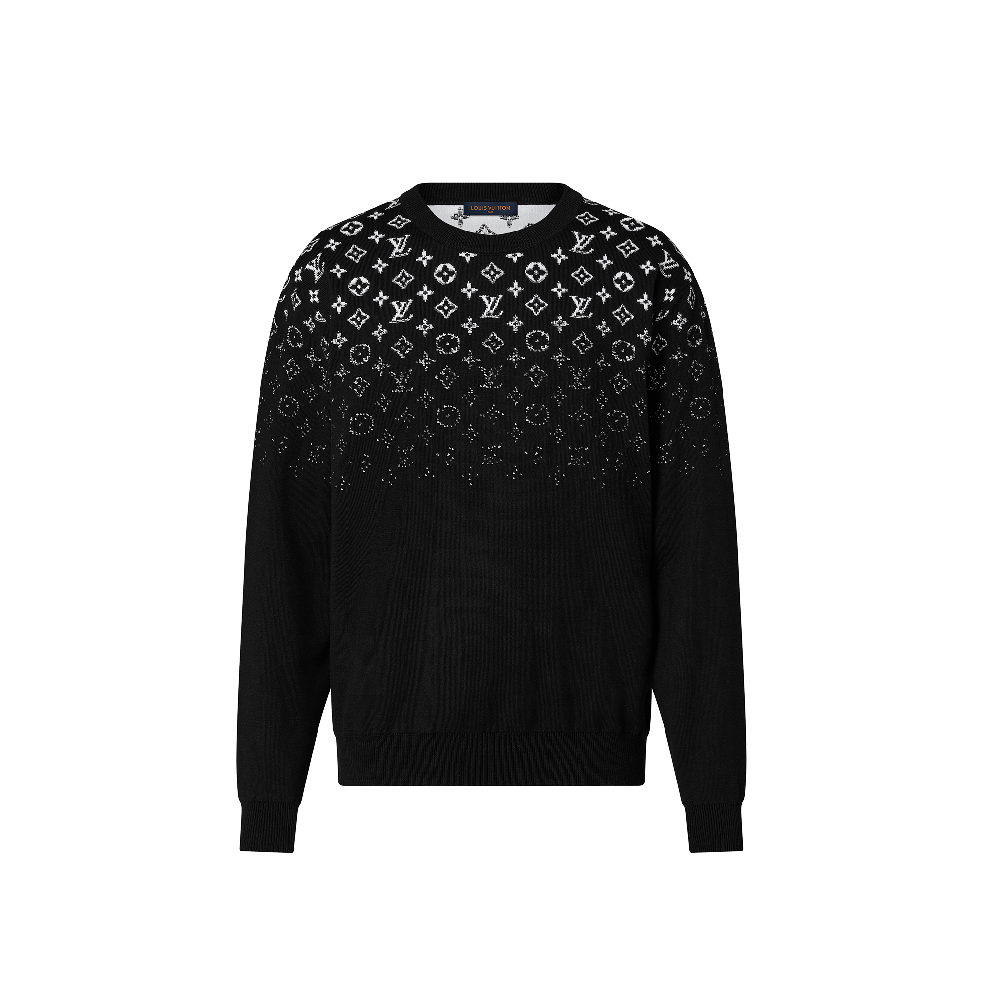Gradient Cotton Crewneck  in Men