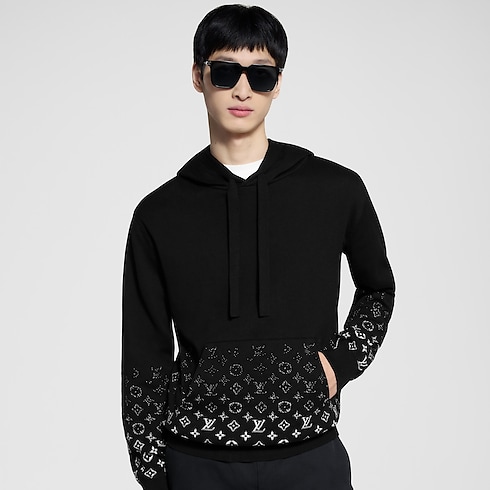 Gradient Cotton Hoodie in Men's Ready-to-Wear Knitwear and Sweatshirts collections by Louis Vuitton (Product zoom)