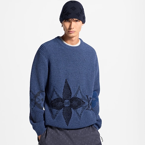 Graphic Crewneck in New's For Men Digital Preorder: LV Ski collections by Louis Vuitton (Product zoom)