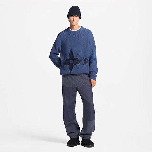 Graphic Crewneck in New's For Men Digital Preorder: LV Ski collections by Louis Vuitton (Product zoom)