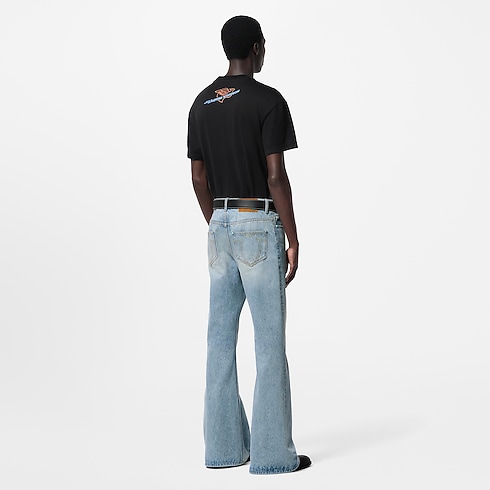 Graphic Embellished Cotton T-Shirt in Men's Ready-to-Wear T-shirts and Polos collections by Louis Vuitton (Product zoom)