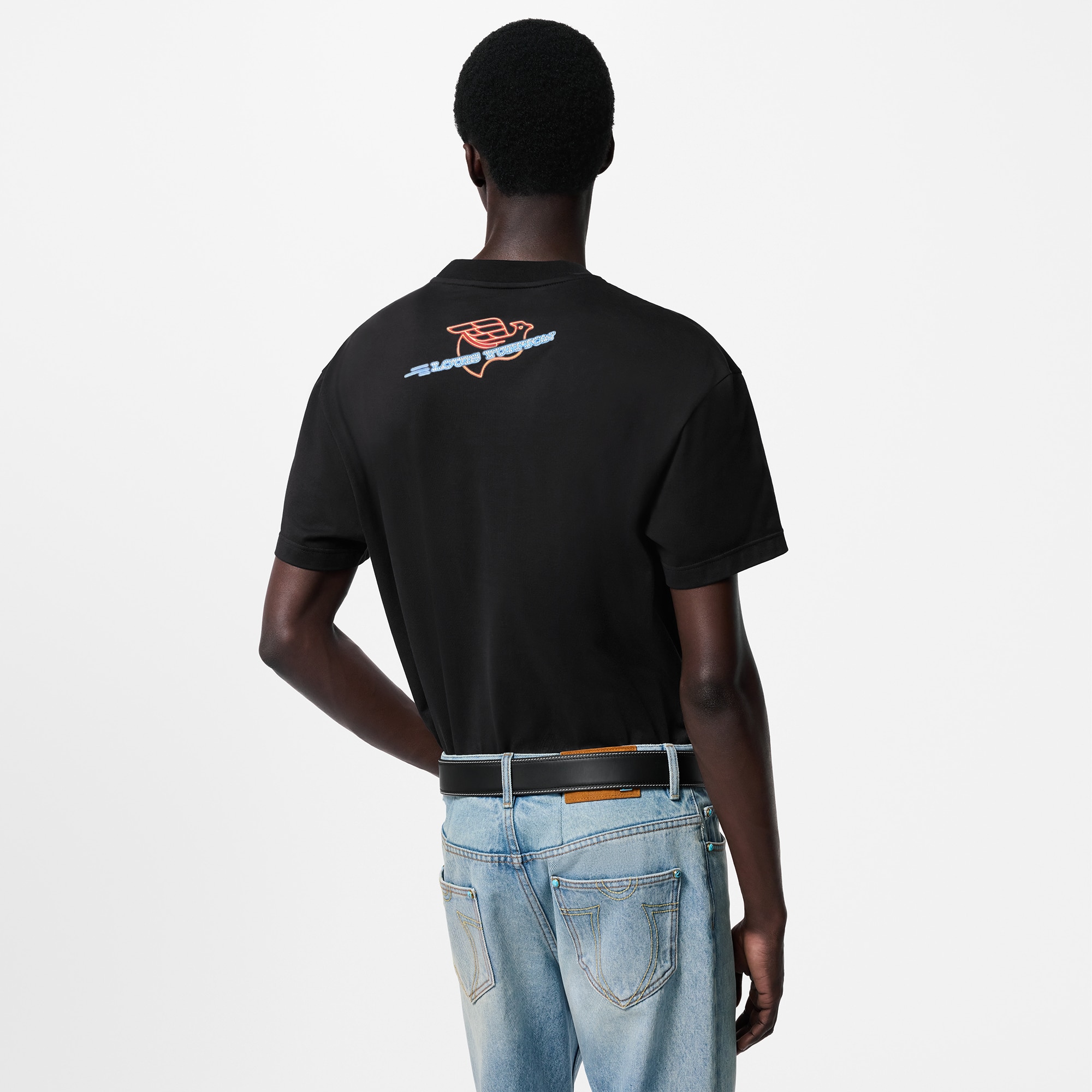 Graphic Embellished Cotton T-Shirt  in Men