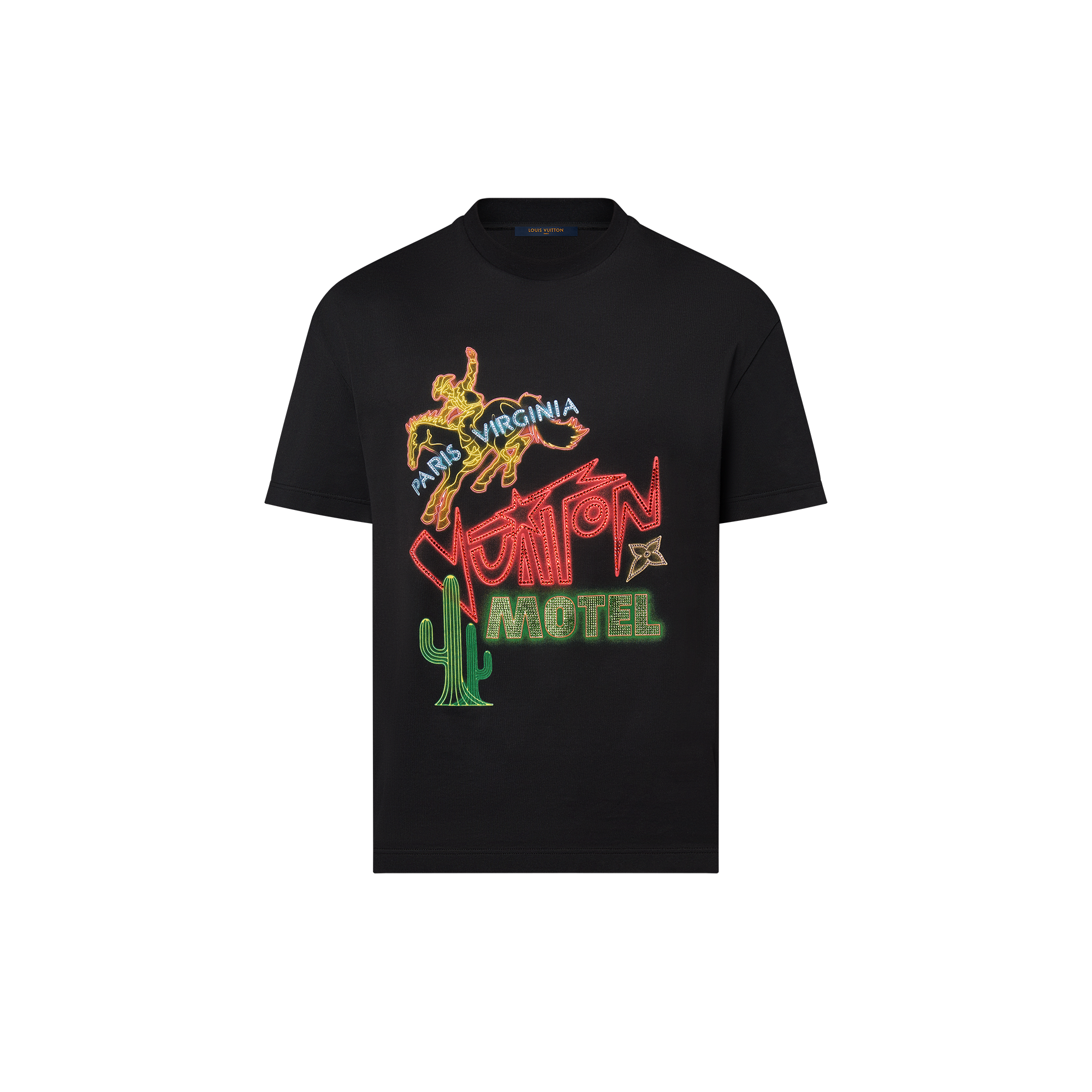 Graphic Embellished Cotton T-Shirt  in Men