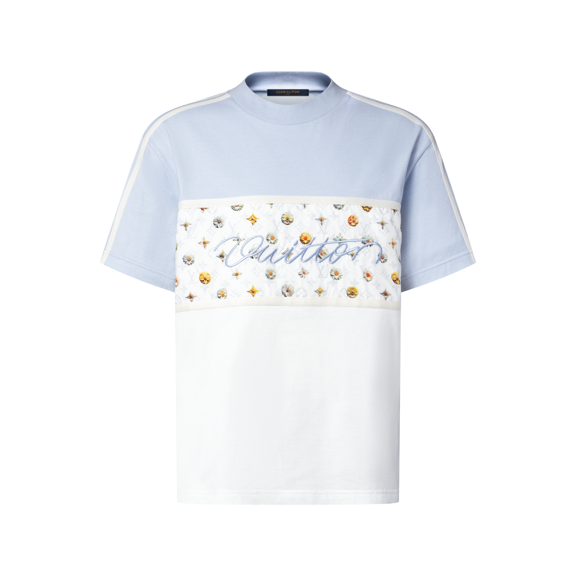 LOUIS VUITTON 半袖Tシャツ Lサイズ ホワイト ゴールド リボン 