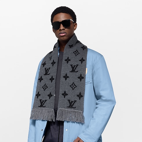 Graphic Flower Scarf . in Men's Accessories Scarves for Men collections by Louis Vuitton (Product zoom)