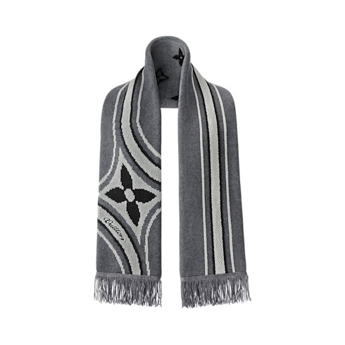 Graphic Flower Scarf . in Men's Accessories Scarves for Men collections by Louis Vuitton (Product zoom)