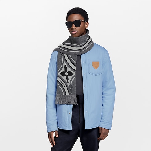 Graphic Flower Scarf . in Men's Accessories Scarves for Men collections by Louis Vuitton (Product zoom)