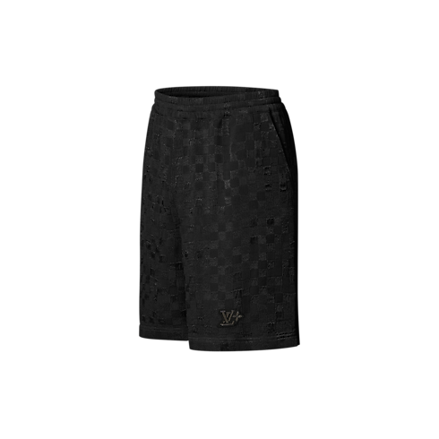 Graphic Jacquard Fluid Shorts in Men's Ready-to-Wear Pants collections by Louis Vuitton (Product zoom)