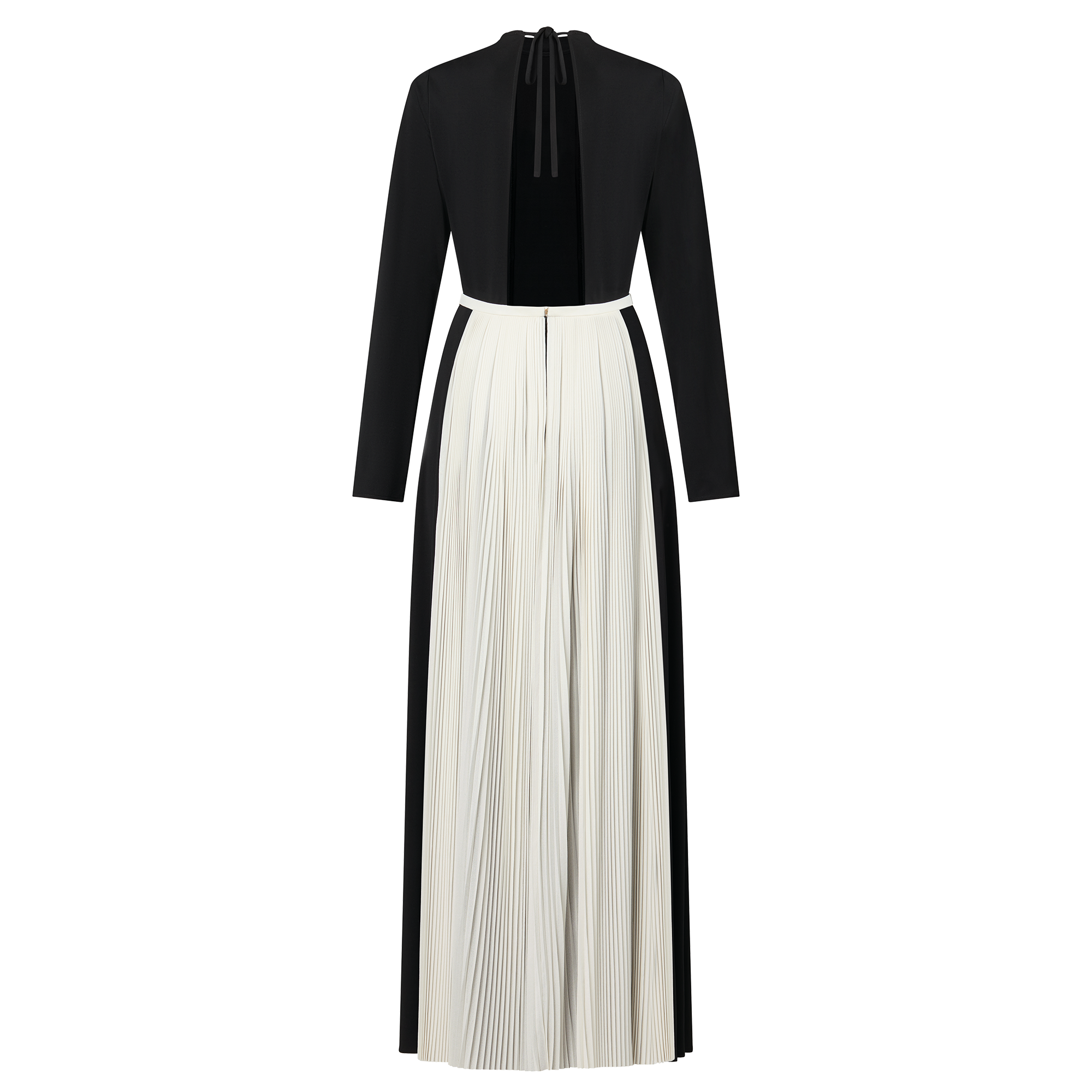 Graphic Pleated Accent Gown   in Women