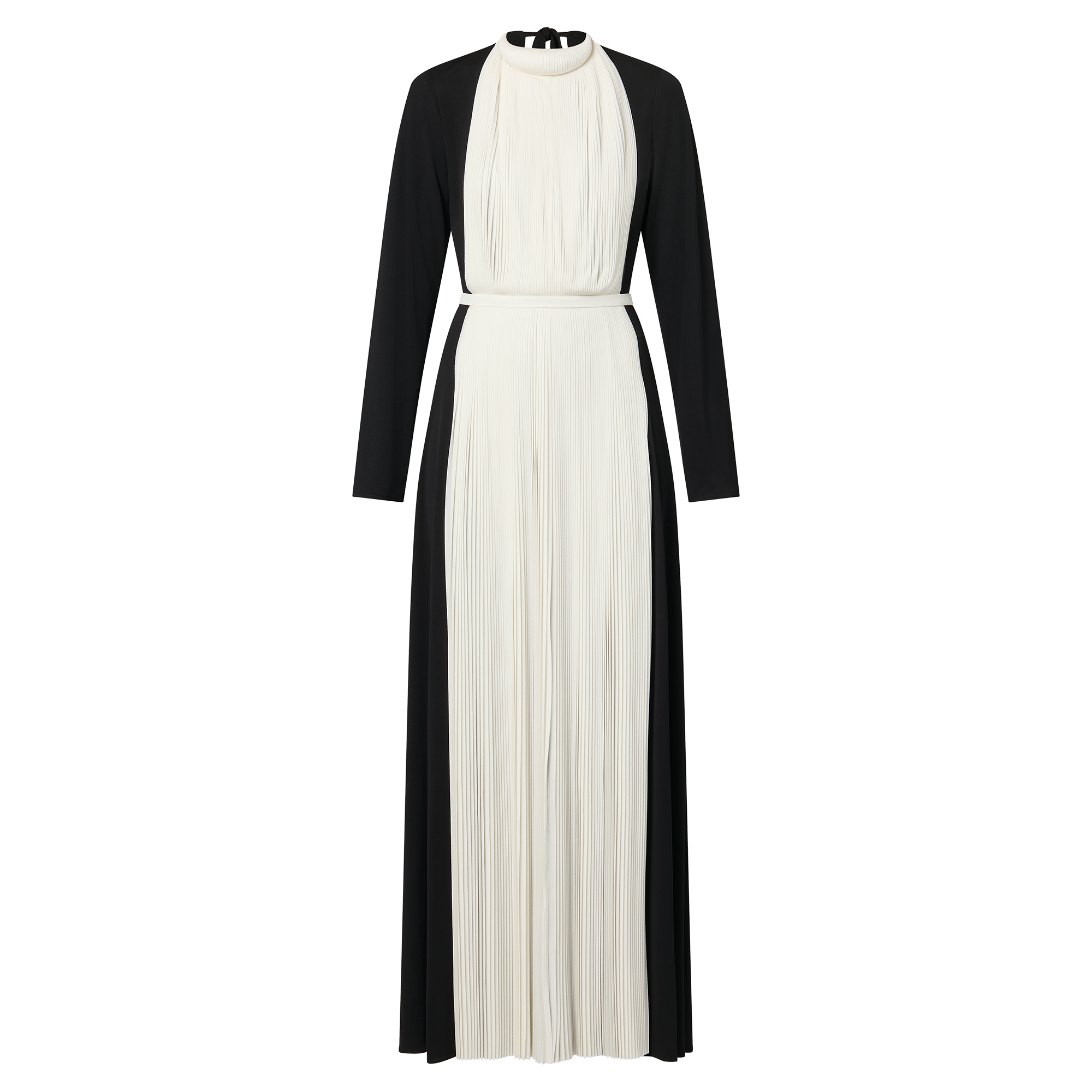 Graphic Pleated Accent Gown   in Women