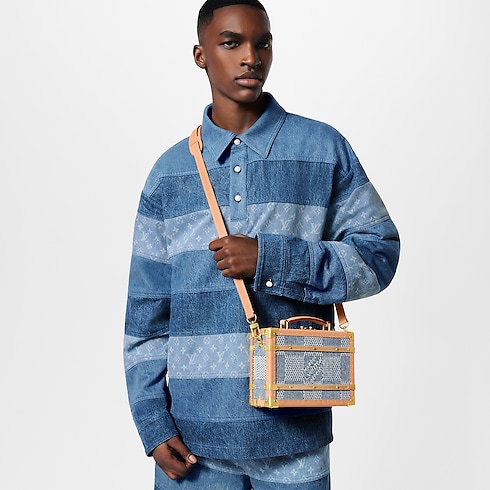 Handle Trunk Denim Damier Other in Les Extraordinaires's Hardsided Seasonal collections by Louis Vuitton (Product zoom)