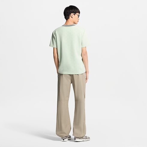 Hidden Monogram Jacquard Short-Sleeved Crewneck in Men's Ready-to-Wear Knitwear and Sweatshirts collections by Louis Vuitton (Product zoom)