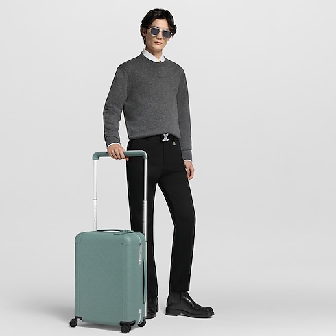 Horizon 55 Taurillon Monogram in Men's Travel Rolling Luggage collections by Louis Vuitton (Product zoom)