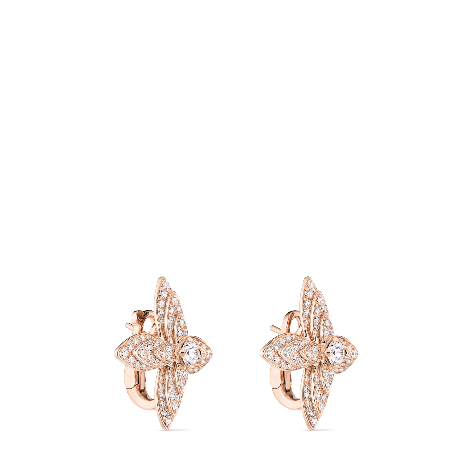 Idylle Blossom Earrings, Rose Gold and Diamonds  in Les Extraordinaires