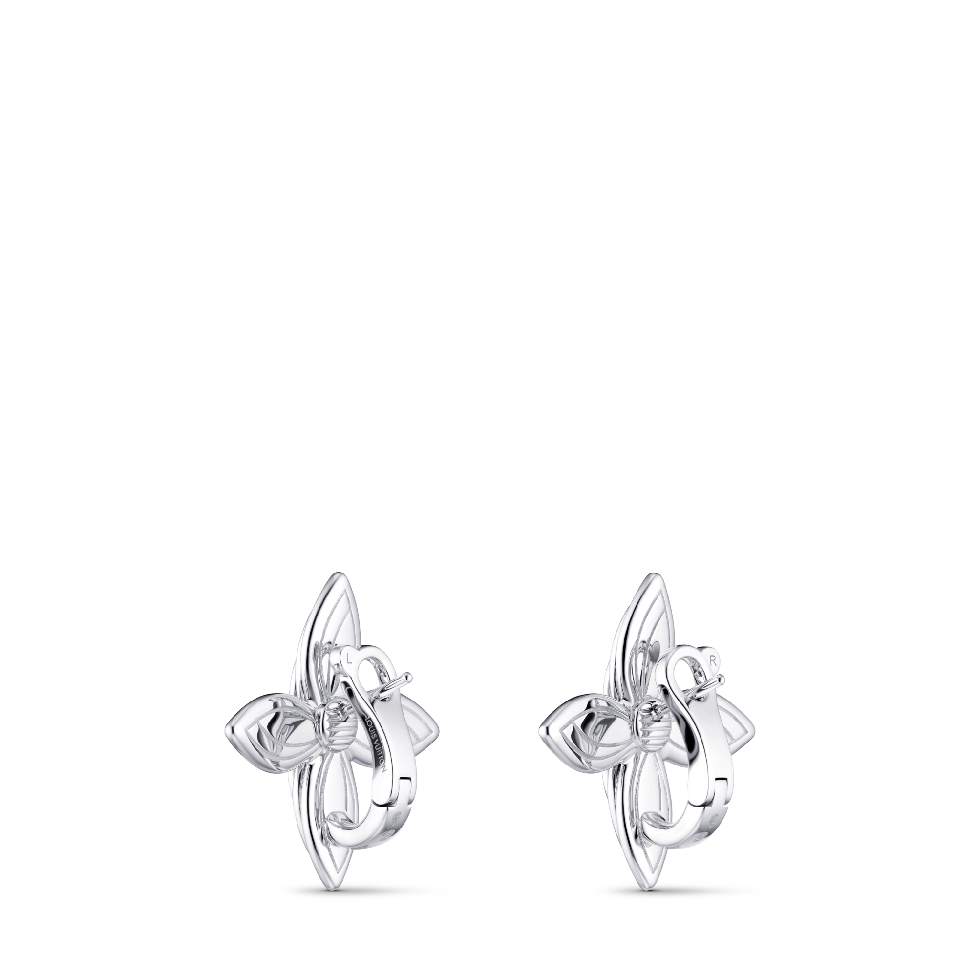 Idylle Blossom Earrings, White Gold & Diamonds  in Les Extraordinaires