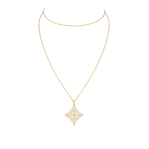 Idylle Blossom Medallion, Yellow Gold And Diamonds in Jewellery's Categories All Fine Jewellery collections by Louis Vuitton (Product zoom)