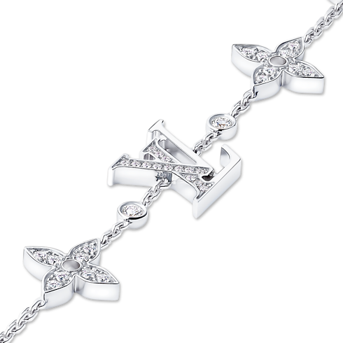 Idylle Blossom Multi-Motif Bracelet, White Gold and Diamonds in Jewellery's Categories Bracelets collections by Louis Vuitton (Product zoom)
