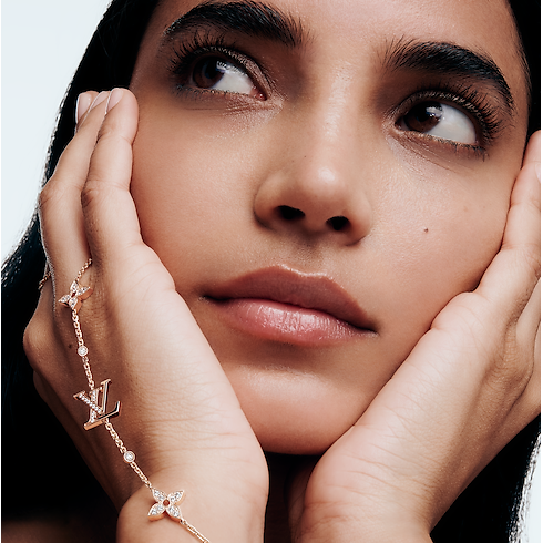 Idylle Blossom Multi-Motif Long Necklace, Pink Gold and Diamonds in Jewellery's Categories Necklaces and Pendants collections by Louis Vuitton (Product zoom)