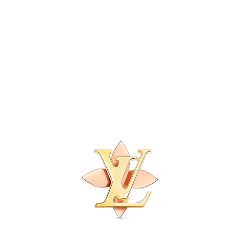 Idylle Blossom Reversible Stud, Pink And Yellow Gold And Diamond - Per Unit in Jewellery's Categories Earrings collections by Louis Vuitton (Product zoom)