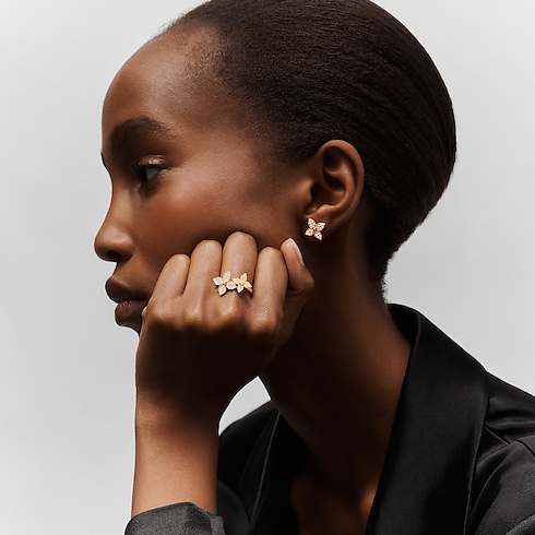 Idylle Blossom Ring, Pink Gold And Diamonds in Jewellery's Categories All Fine Jewellery collections by Louis Vuitton (Product zoom)