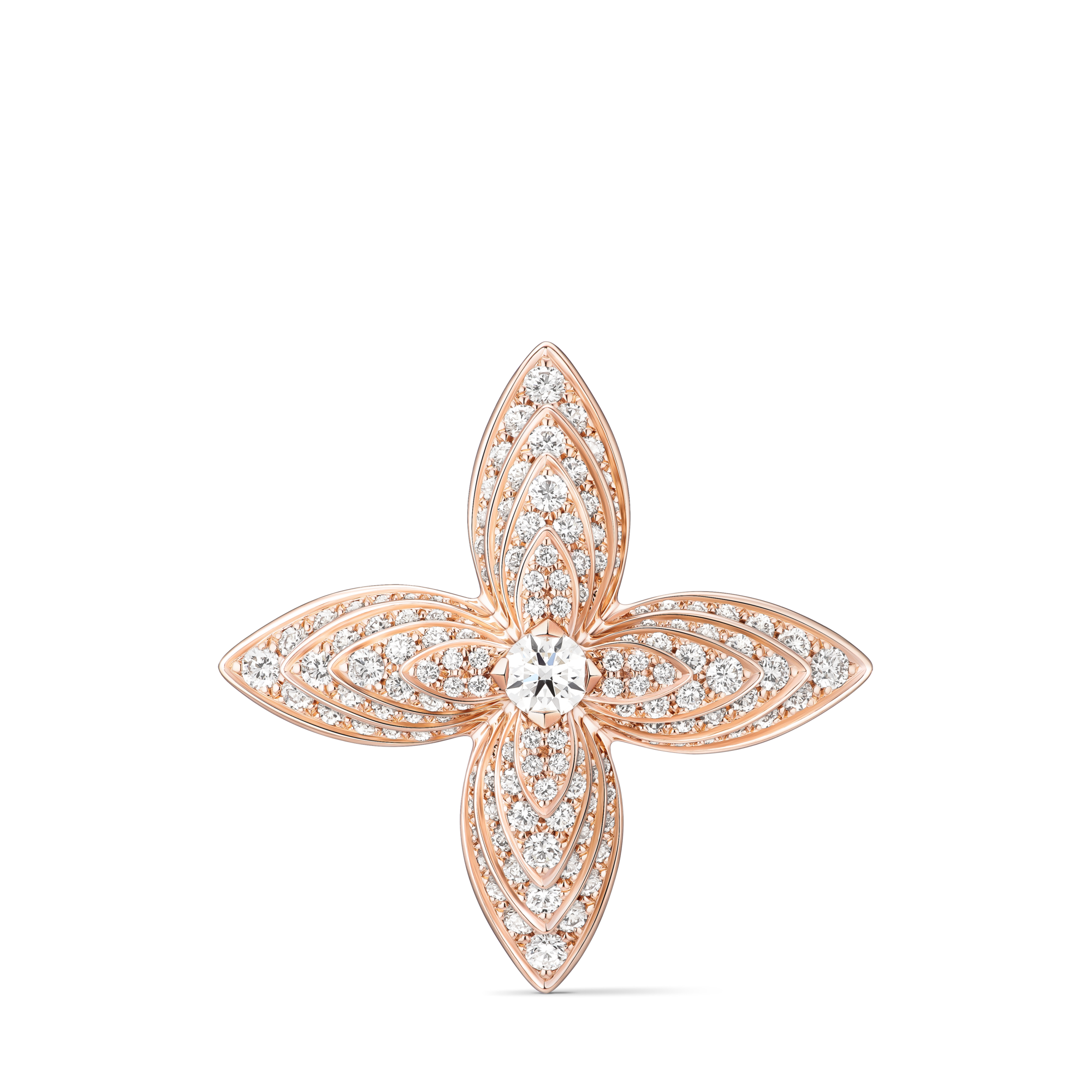Idylle Blossom Ring, Pink Gold and Diamonds  in Les Extraordinaires