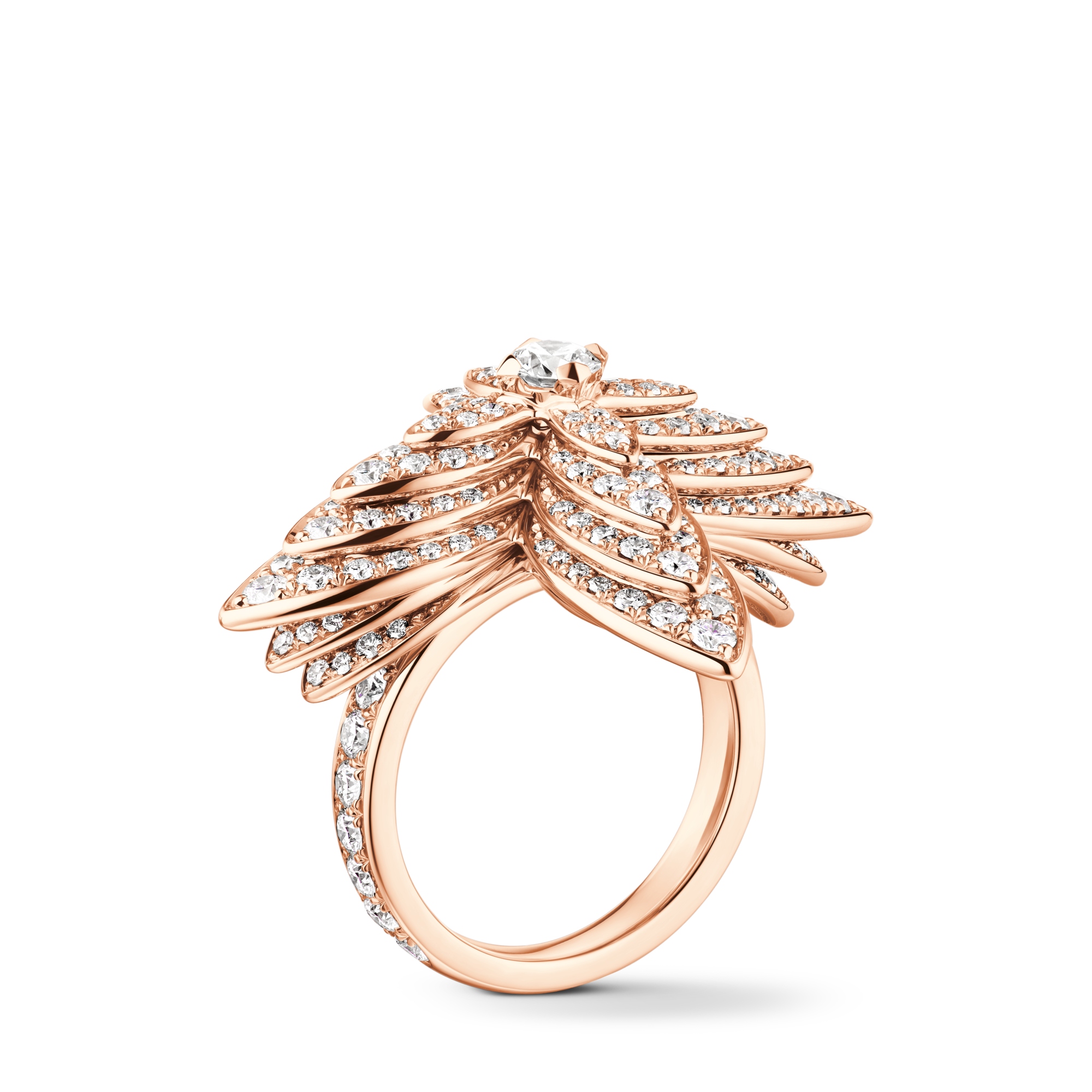 Idylle Blossom Ring, Rose Gold and Diamonds  in Les Extraordinaires