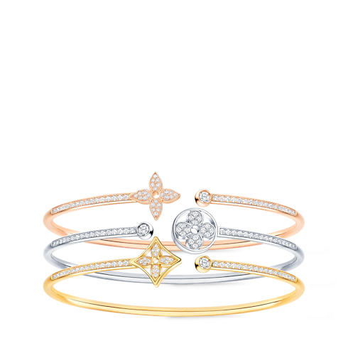 Idylle Blossom Twist Bracelet, Pink Gold And Diamonds in Jewellery's Categories All Fine Jewellery collections by Louis Vuitton (Product zoom)