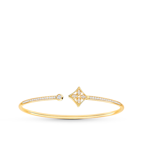 Idylle Blossom Twist Bracelet, Yellow Gold And Diamonds in Jewellery's Categories All Fine Jewellery collections by Louis Vuitton (Product zoom)