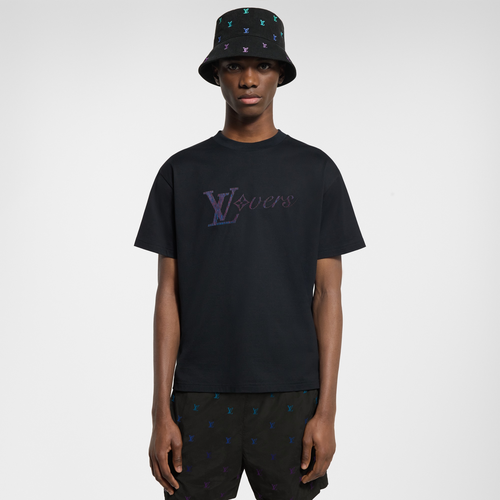 Iridescent LV Vers T-Shirt  in Men