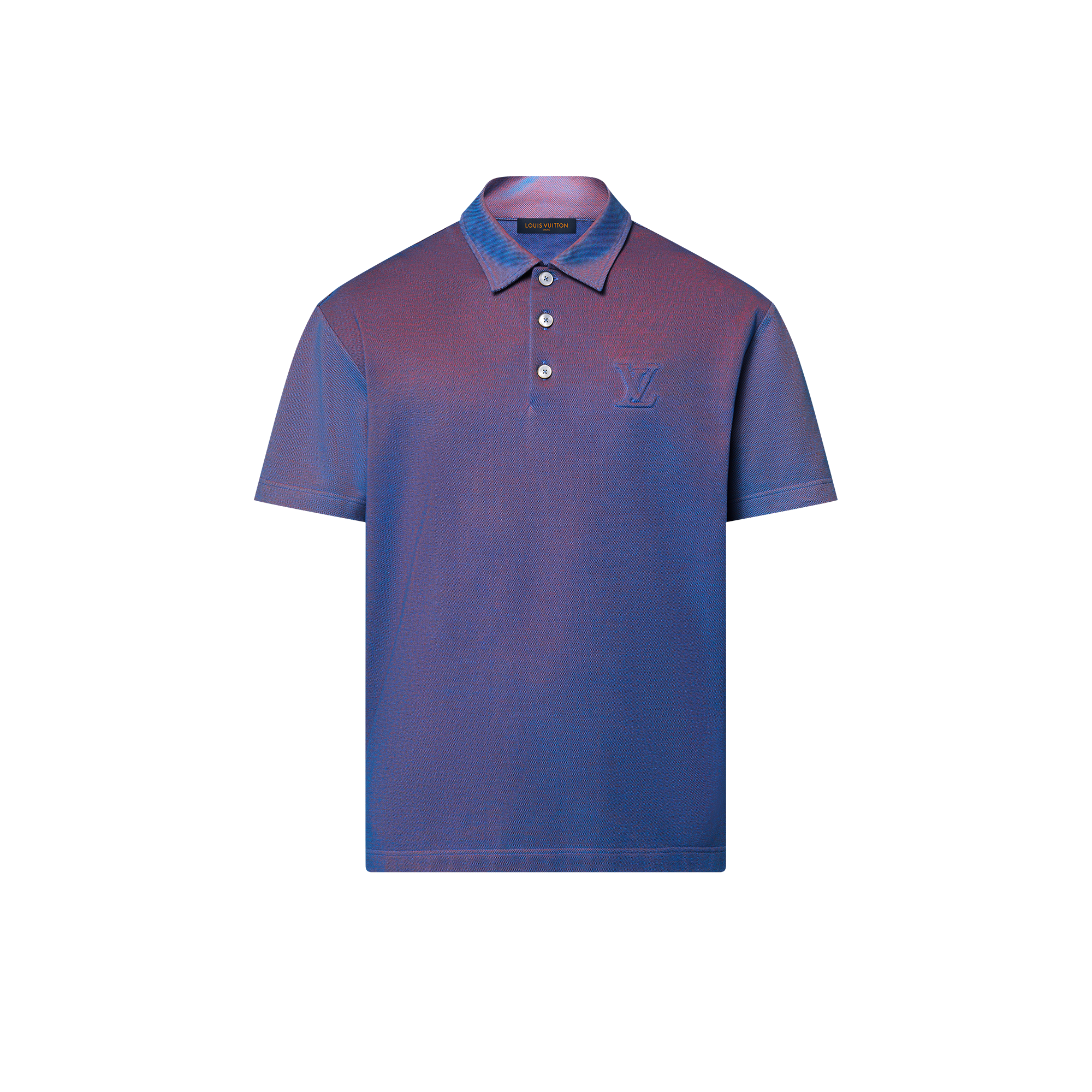 Iridescent Short-Sleeved Piqué Polo Shirt  in New