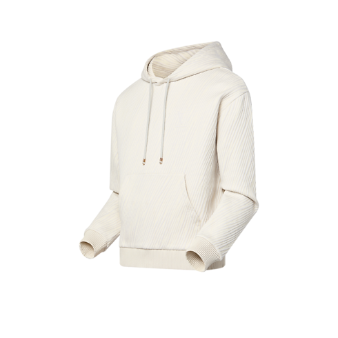 Jacquard Cotton-Blend Jersey Hoodie in Men's Ready-to-Wear All Ready-to-Wear collections by Louis Vuitton (Product zoom)