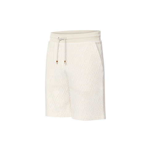 Jacquard Cotton-Blend Jersey Shorts in Men's Ready-to-Wear Pants collections by Louis Vuitton (Product zoom)