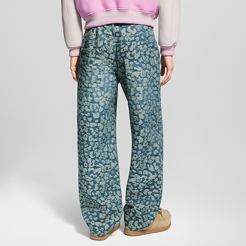 Jacquard Workwear Denim Pants in Men's Ready-to-Wear Denim collections by Louis Vuitton (Product zoom)