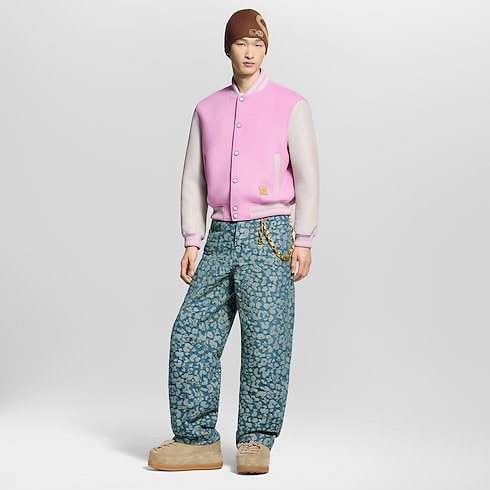 Jacquard Workwear Denim Pants in Men's Ready-to-Wear Denim collections by Louis Vuitton (Product zoom)