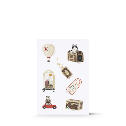 Jane Notebook MM & Stickers Carnets de Palace Sunset . in Trunks, Travel and Home's Books and Stationery Office and Writing collections by Louis Vuitton (Product zoom)