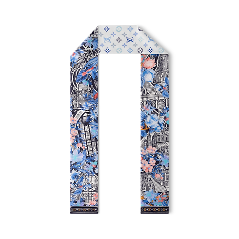 Jardin Des Plantes Bandeau . in Women's Accessories Silk Squares and Bandeaus collections by Louis Vuitton (Product zoom)