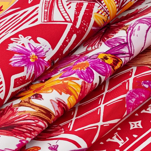 Jardin Des Plantes Square 90 . in Women's Accessories Silk Squares and Bandeaus collections by Louis Vuitton (Product zoom)