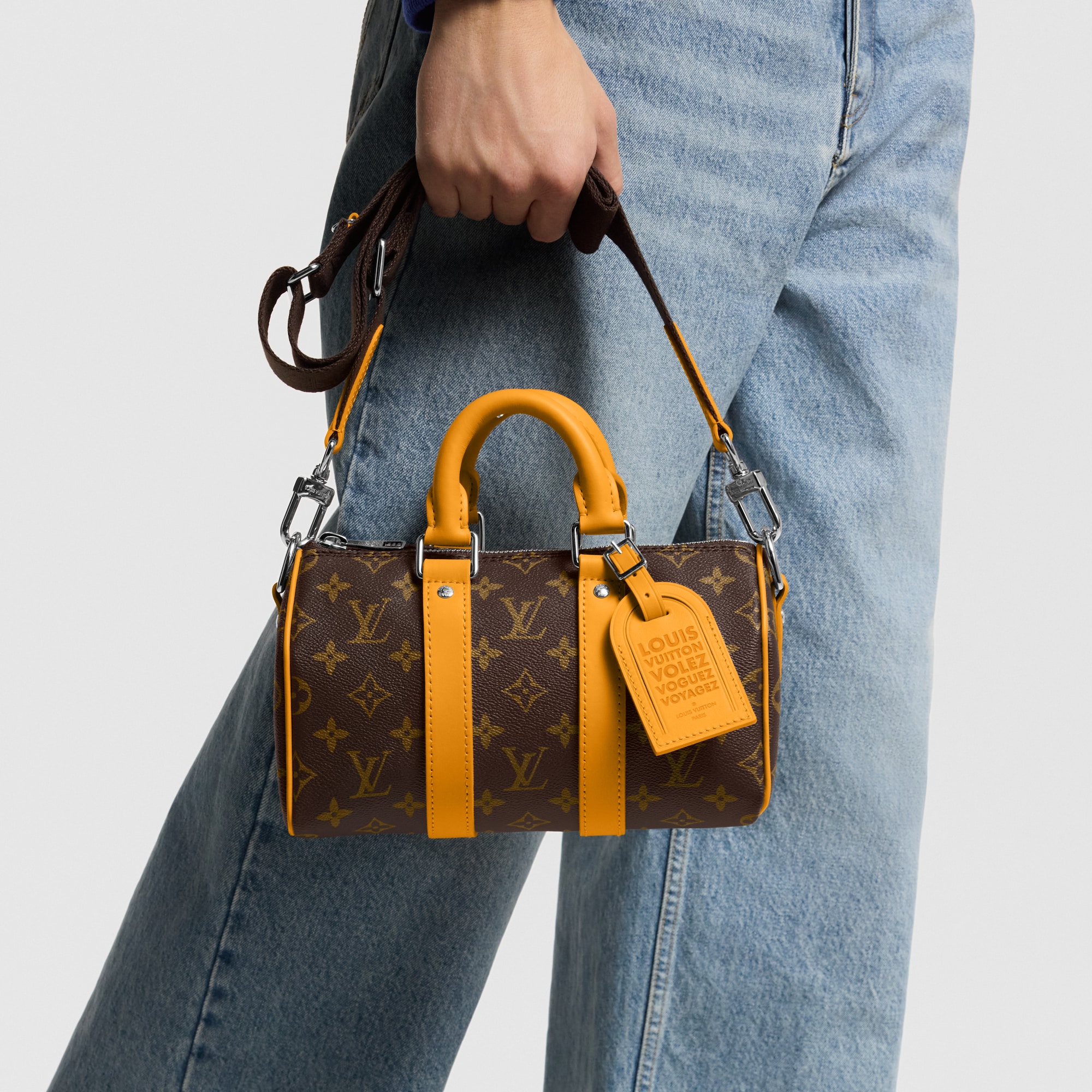 Keepall Bandoulière 25 Monogram Macassar Canvas in Bags and Small Leather Goods
