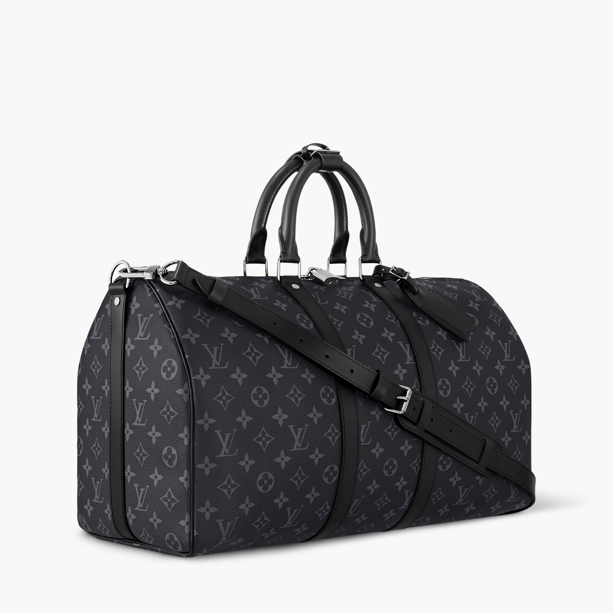 Keepall Bandoulière 45 Monogram Eclipse Travel LOUIS VUITTON - Main Image