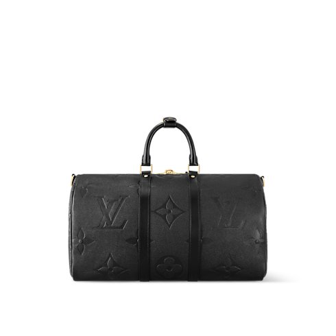 Keepall Bandoulière 45 Monogram Empreinte Leather in Men's Travel Men's Duffle and Travel Bags collections by Louis Vuitton (Product zoom)