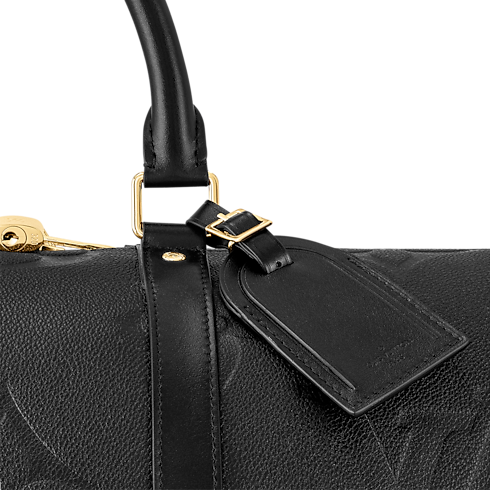 Keepall Bandoulière 45 Monogram Empreinte Leather in Men's Travel Men's Duffle and Travel Bags collections by Louis Vuitton (Product zoom)