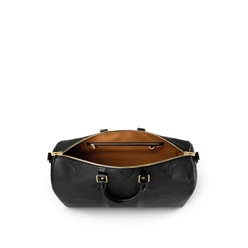 Keepall Bandoulière 45 Monogram Empreinte Leather in Men's Travel Men's Duffle and Travel Bags collections by Louis Vuitton (Product zoom)