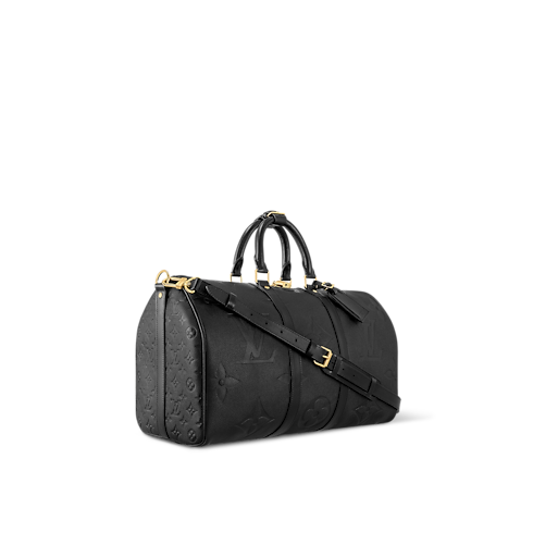 Keepall Bandoulière 45 Monogram Empreinte Leather in Men's Travel Men's Duffle and Travel Bags collections by Louis Vuitton (Product zoom)